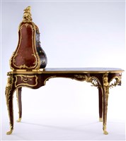 法國貴族用鑲金辦公桌藏品圖，第2張