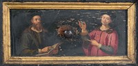 義大利法蘭德斯學派鍍金彩繪胡桃木珠寶櫃藏品圖，第15張