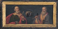 義大利法蘭德斯學派鍍金彩繪胡桃木珠寶櫃藏品圖，第23張