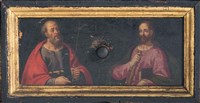 義大利法蘭德斯學派鍍金彩繪胡桃木珠寶櫃藏品圖，第26張