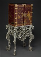 英國查理二世時期日式朱漆木櫃藏品圖，第1張