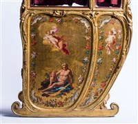 An Italian Neapolitan Ormolu-mounted,Vernis Martin and Gilded Wood Sedan Chair Collection Image, Figure 16, Total 26 Figures