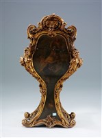 An Italian Rococo Style Gilded Wood and Painted Child's Throne Chair Collection Image, Figure 4, Total 9 Figures