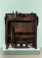 腳踏裝飾車削車床藏品圖，第16張