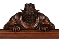 趣味人物胡桃木大櫃藏品圖，第4張