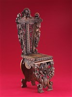 義大利文藝復興風格座椅藏品圖，第3張
