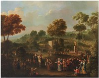 庭園宴遊的圖片