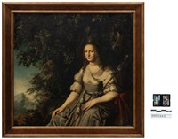 裝扮為牧羊女的女子肖像藏品圖，第3張