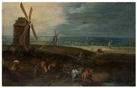 風車前的旅人藏品圖，第1張