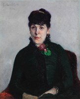 配戴玫瑰的女士藏品圖，第1張