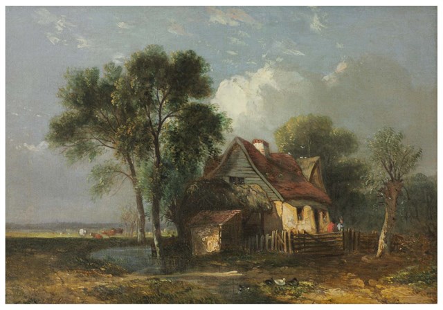 Cottage by a Stream