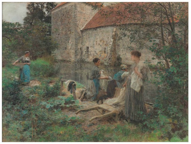 The Washerwomen at the Ru Chailly’s Farm