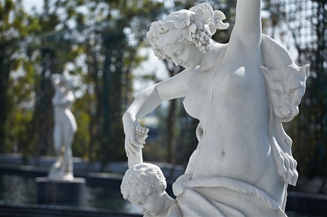 An Italian Monumental Group of a Bacchante