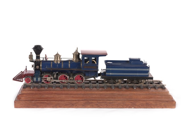 十九世紀中葉美國火車頭模型