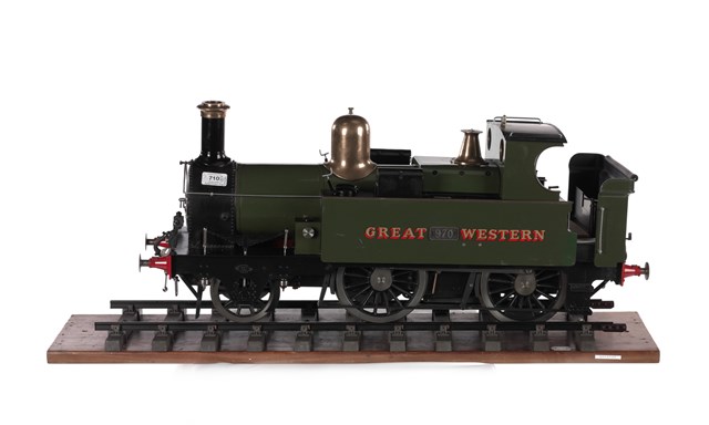 蒸汽火車頭模型