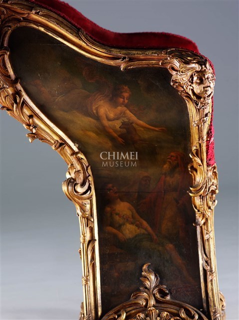 An Italian Rococo Style Gilded Wood and Painted Child's Throne Chair Collection Image, Figure 7, Total 9 Figures