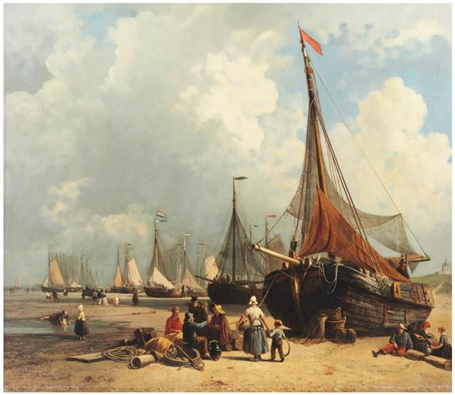 荷蘭漁港風光藏品圖，第1張