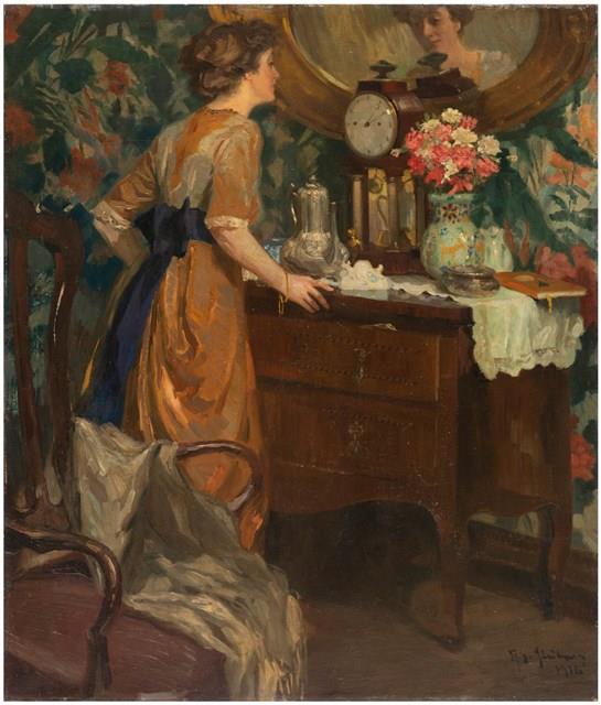 鏡前佳人藏品圖，第1張