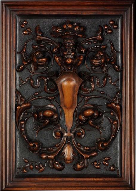 A Large Carved Walnut Sideboard Cabinet Collection Image, Figure 3, Total 17 Figures