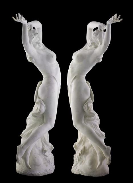 A Fine Pair of Life-size Marble Nymphs Collection Image, Figure 3, Total 24 Figures