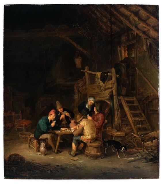 陋室裡玩牌的村夫藏品圖，第1張