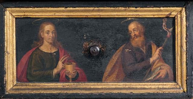 義大利法蘭德斯學派鍍金彩繪胡桃木珠寶櫃藏品圖，第13張