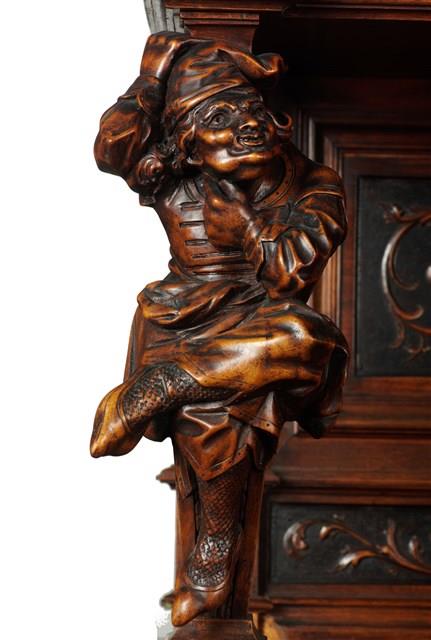 A Large Carved Walnut Sideboard Cabinet Collection Image, Figure 9, Total 17 Figures