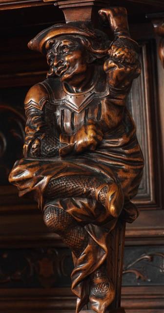 A Large Carved Walnut Sideboard Cabinet Collection Image, Figure 8, Total 17 Figures