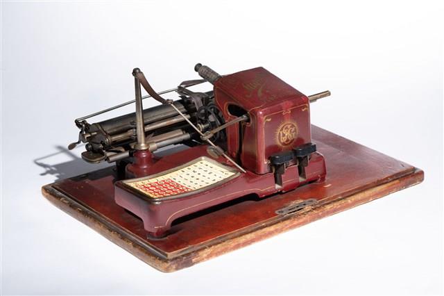 AEG米尼翁2號打字機藏品圖，第8張