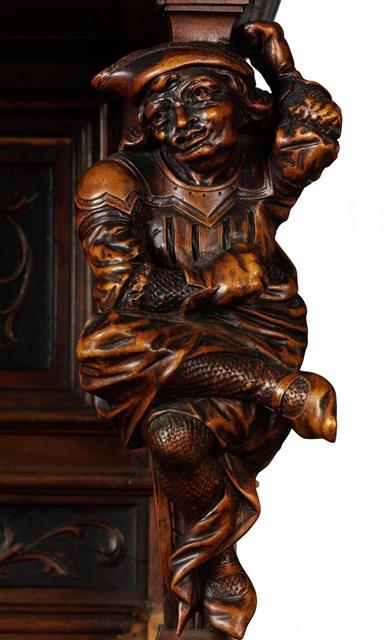 A Large Carved Walnut Sideboard Cabinet Collection Image, Figure 7, Total 17 Figures
