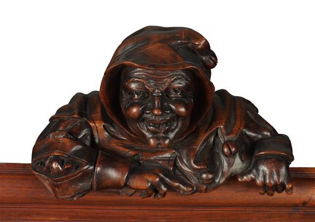 A Large Carved Walnut Sideboard Cabinet Collection Image, Figure 5, Total 17 Figures