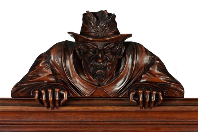 A Large Carved Walnut Sideboard Cabinet Collection Image, Figure 4, Total 17 Figures