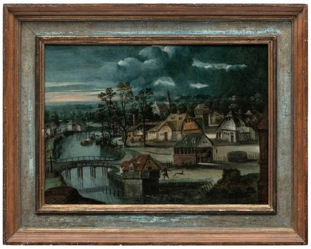 River Landscape with a Village in Flanders Collection Image, Figure 2, Total 2 Figures