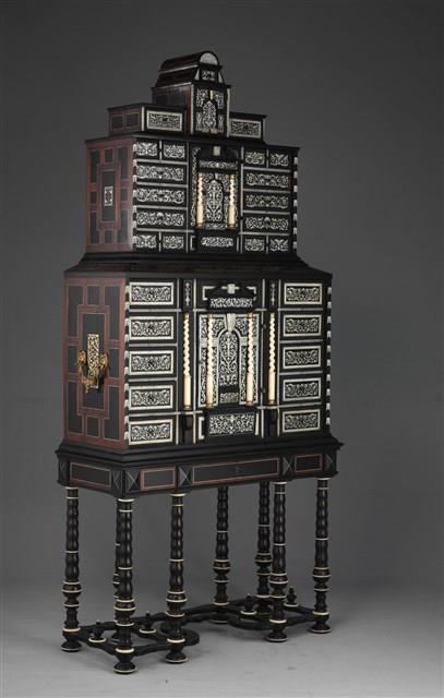 A Northern Italian Ormolu-mounted, Ivory-inlaid,Ebony and Rosewood Cabinet on Stand Collection Image, Figure 4, Total 8 Figures