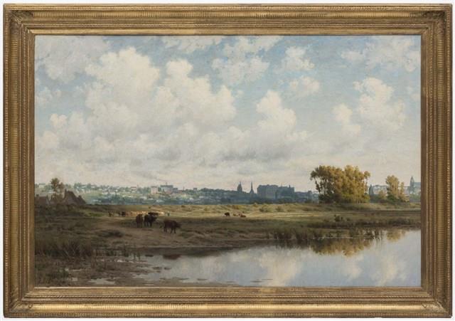 從羅亞爾河的眺望布勒瓦城藏品圖，第2張