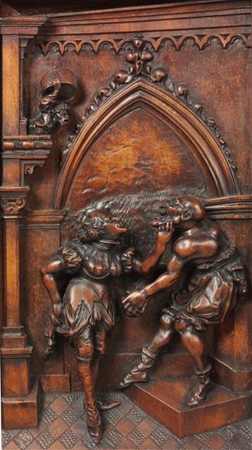 A Large Carved Walnut Sideboard Cabinet Collection Image, Figure 14, Total 17 Figures