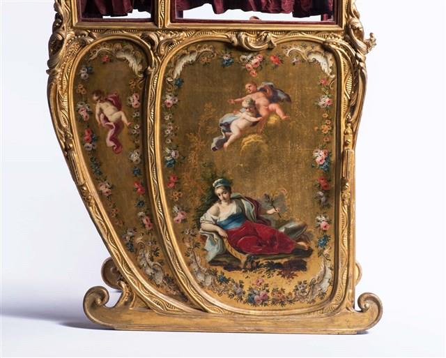 An Italian Neapolitan Ormolu-mounted,Vernis Martin and Gilded Wood Sedan Chair Collection Image, Figure 14, Total 26 Figures