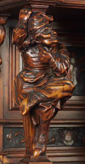 A Large Carved Walnut Sideboard Cabinet Collection Image, Figure 10, Total 17 Figures