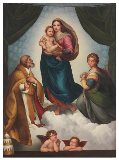 西斯汀聖母藏品圖，第1張