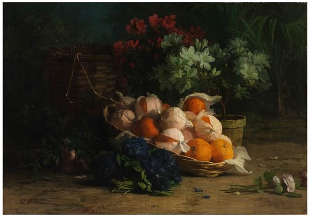 竹籃與橘藏品圖，第1張