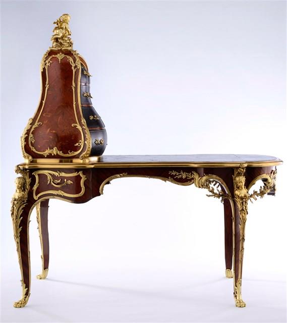 A French Ormolu-mounted Serpentine Bureau Plat Collection Image, Figure 2, Total 4 Figures