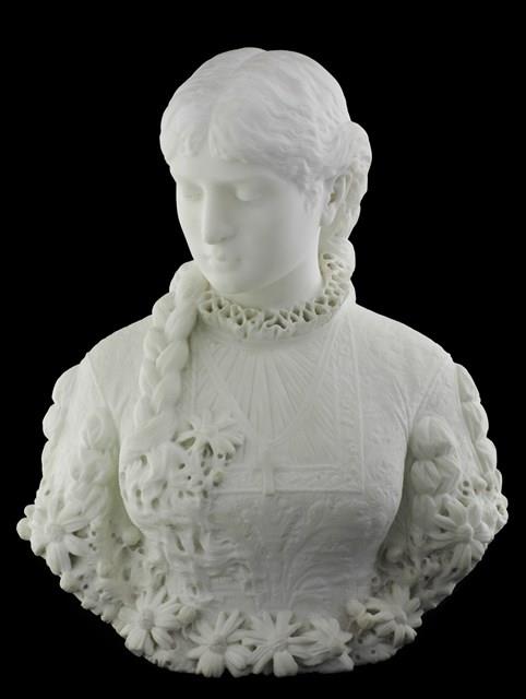 女子半身像，推測為瑪格麗特藏品圖，第1張