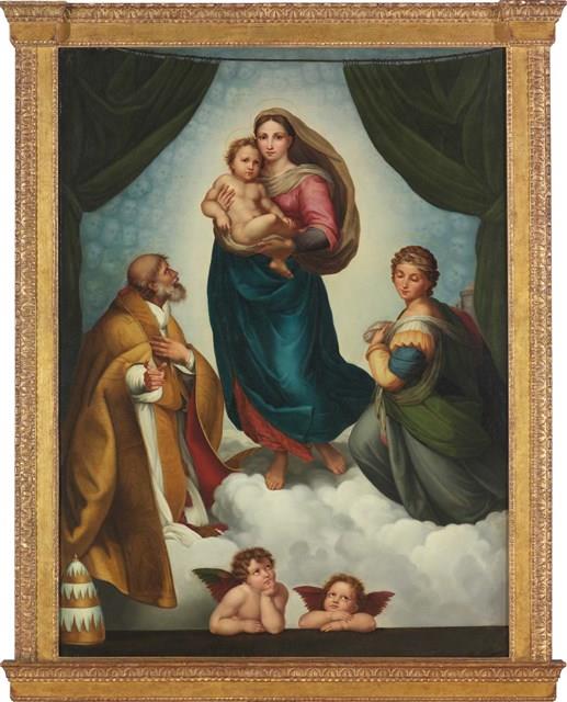 西斯汀聖母藏品圖，第2張