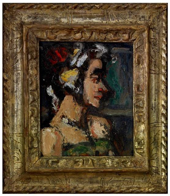 女人側面像藏品圖，第2張