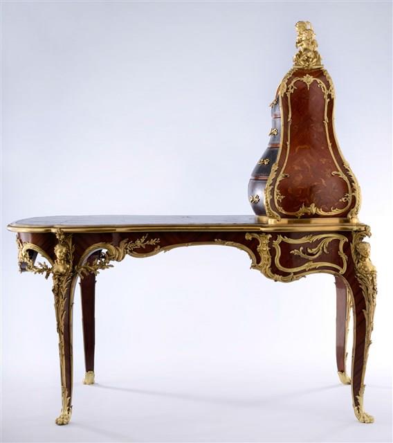 A French Ormolu-mounted Serpentine Bureau Plat Collection Image, Figure 3, Total 4 Figures