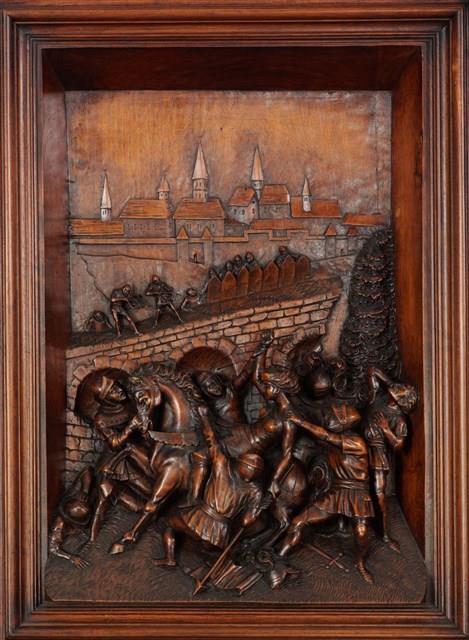 A Large Carved Walnut Sideboard Cabinet Collection Image, Figure 2, Total 17 Figures