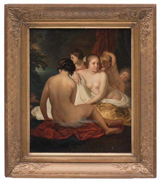 Woman Bathers on a Wooded Shore Collection Image, Figure 2, Total 2 Figures