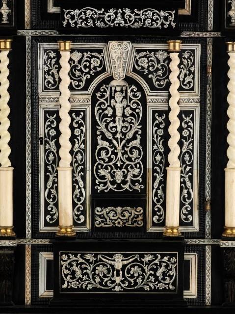 A Northern Italian Ormolu-mounted, Ivory-inlaid,Ebony and Rosewood Cabinet on Stand Collection Image, Figure 6, Total 8 Figures