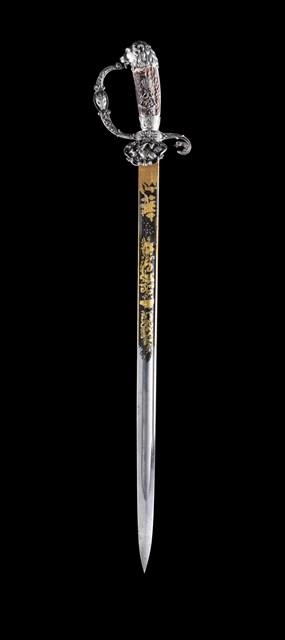 巴伐利亞國王路德維希二世狩獵短腰刀藏品圖，第1張