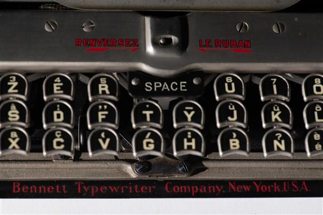 Bennett Typewriter Collection Image, Figure 11, Total 14 Figures